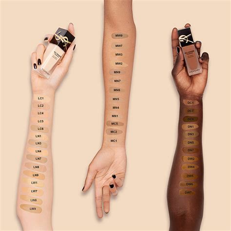 ysl spray foundation|YSL foundation color guide.